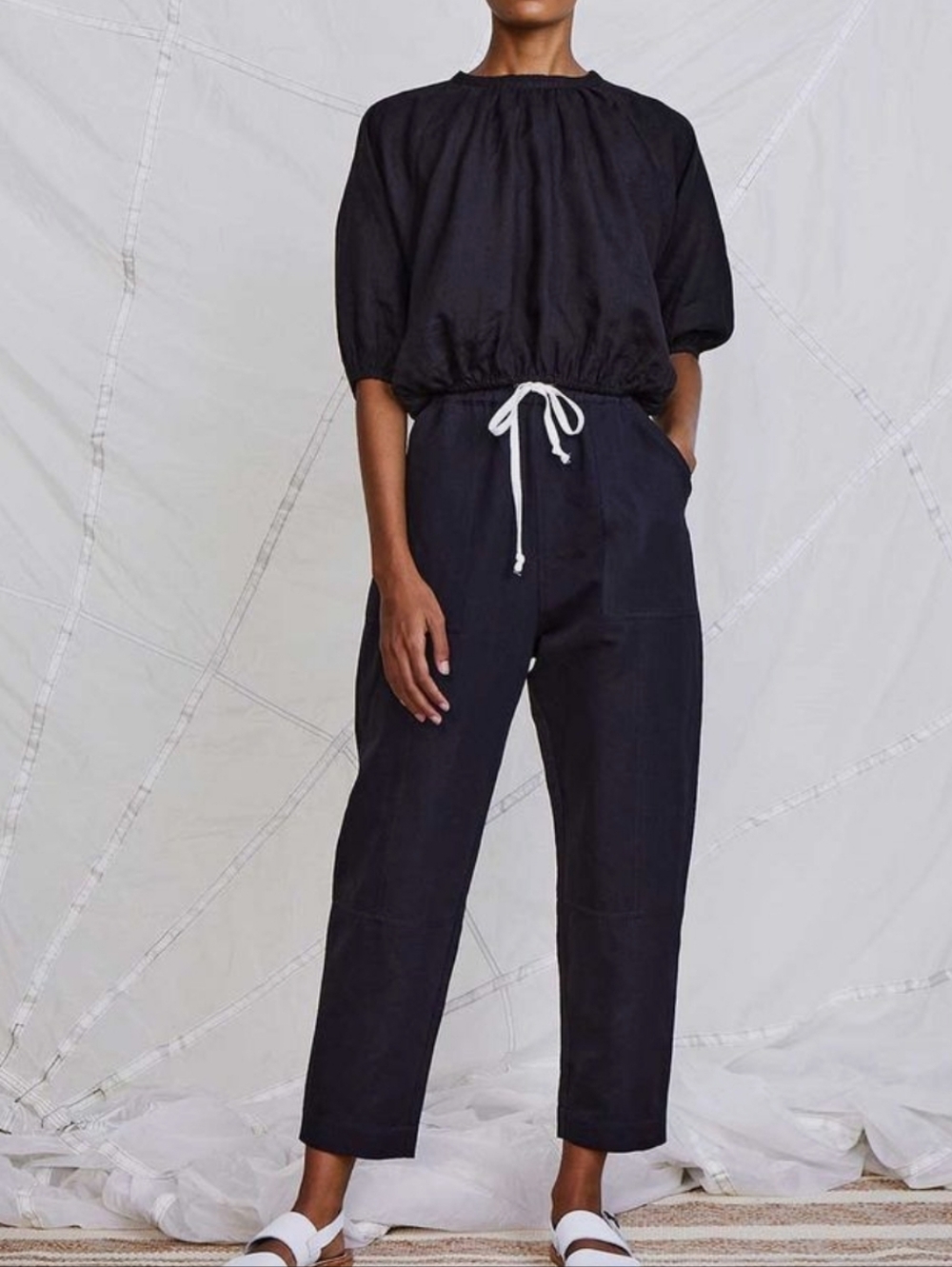 Apiece Apart Black Surf Pants